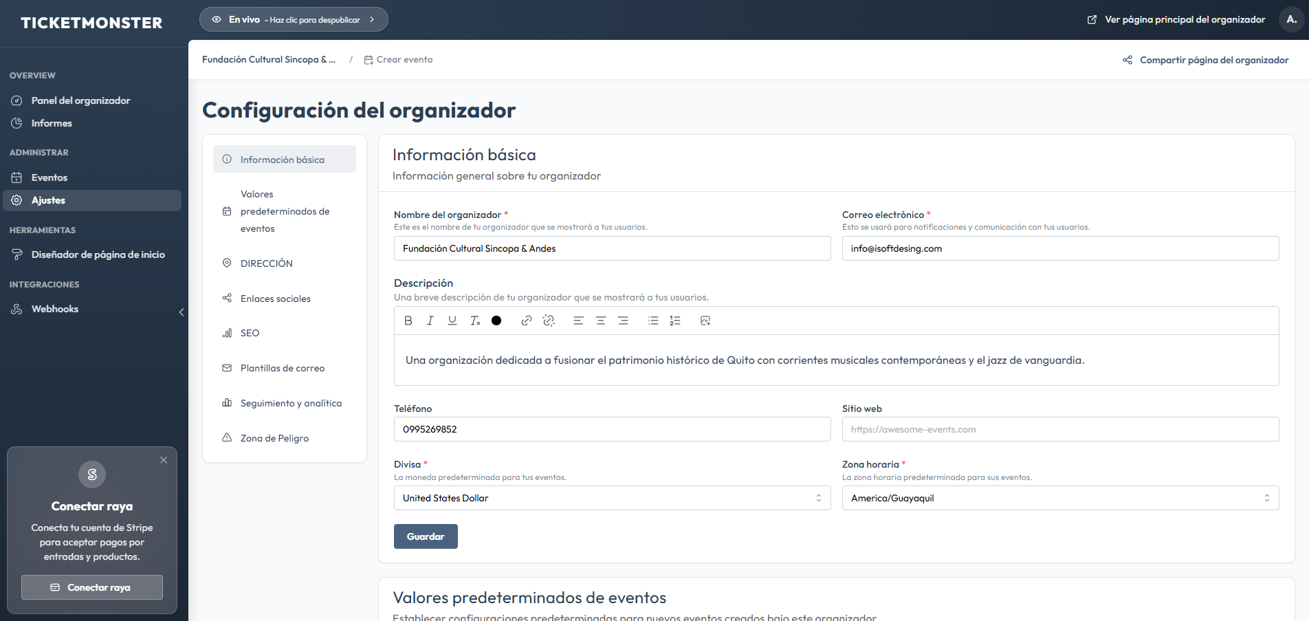Listado de pedidos y gestión de asistentes en TicketMonster